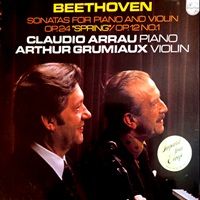 Philips : Arrau - Beethoven Violin Sonatas 1 & 5